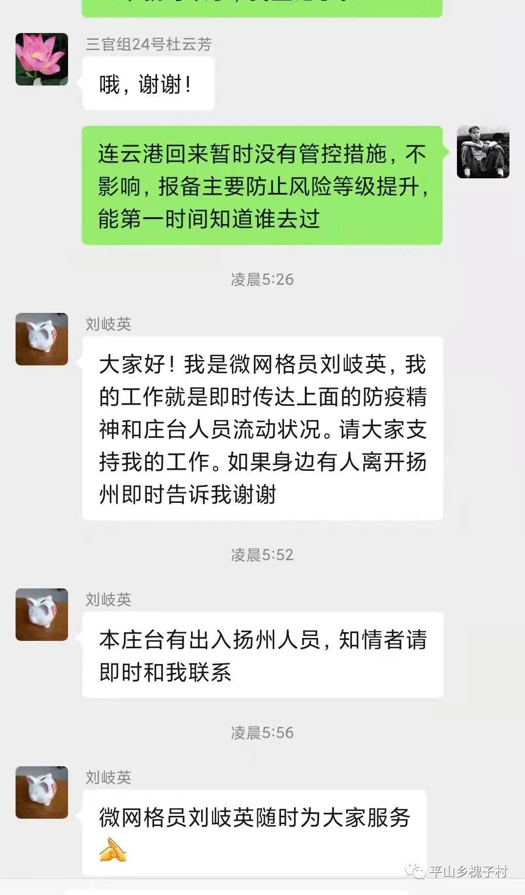 网格动态 平山乡槐子村 小网格大防护 信息精确到户 关爱落实到人 服务 村民 管理