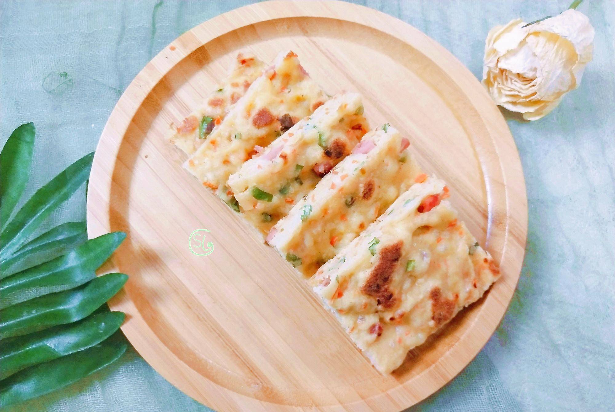 加入适量|早餐简单做法,筷子一搅,蓬松暄软,营养丰富超好吃