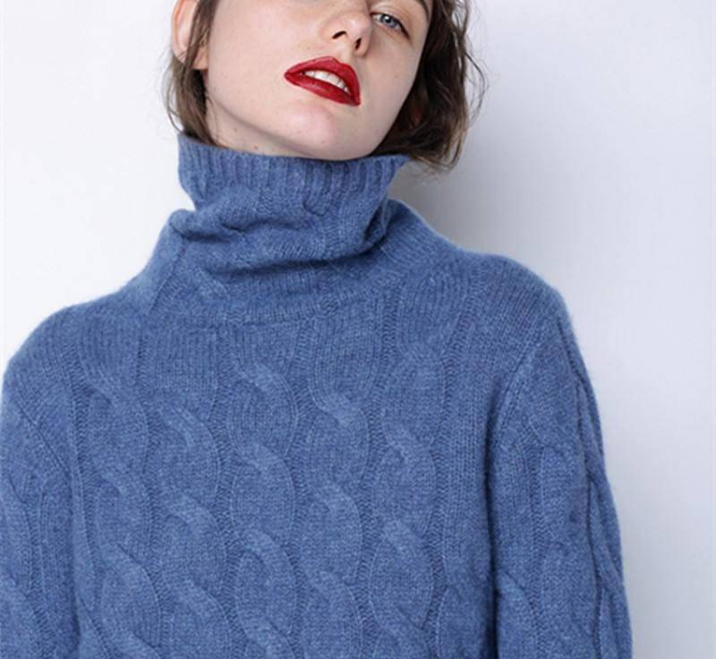 颜色 治愈选择困难症 高领毛衣这样选才高级 适合你