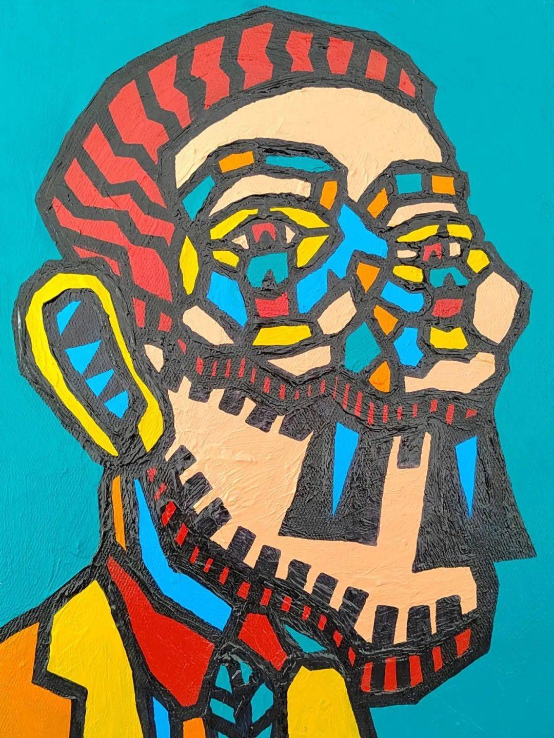 福虎迎新春全国艺术名家邀请展梁柱绘画作品