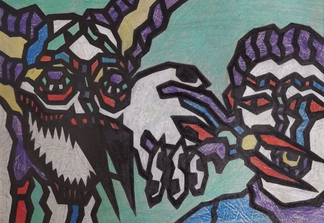 福虎迎新春全国艺术名家邀请展梁柱绘画作品