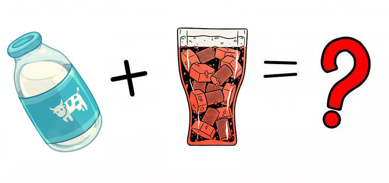 青芽君好课分享之牛奶遇上可乐