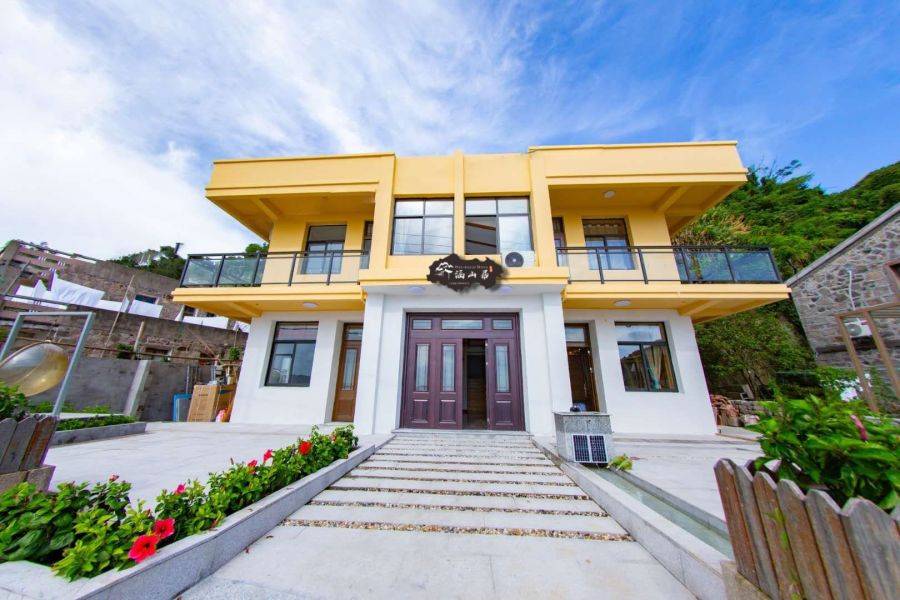 洞头半屏山环山抱海的海景别墅民宿面朝大海春暖花开