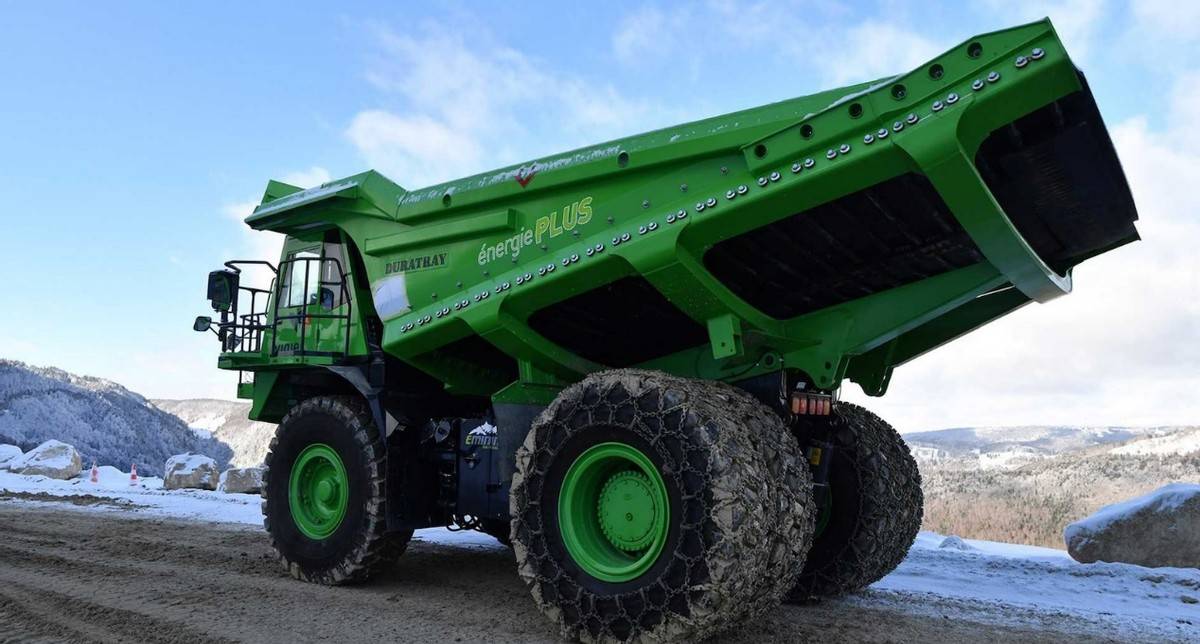 一款名为edumper的电动自卸货车就可以在运输过程中完全做到不充电就