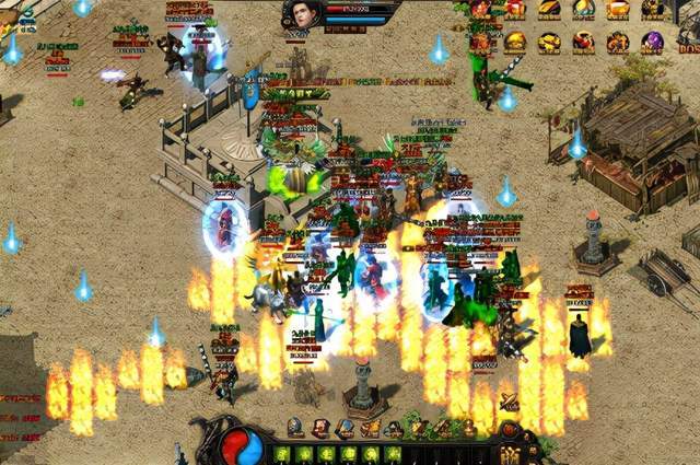 热血传奇永远追逐雷和闪电力量的神秘法师乾隆