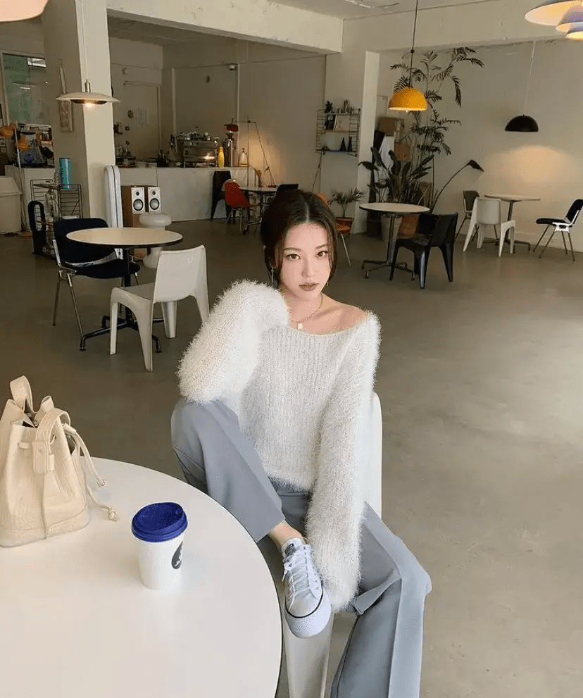 马海毛 冬天毛衣精选篇：25+的小姐姐复古毛衣好漂亮，是传统与简化结合