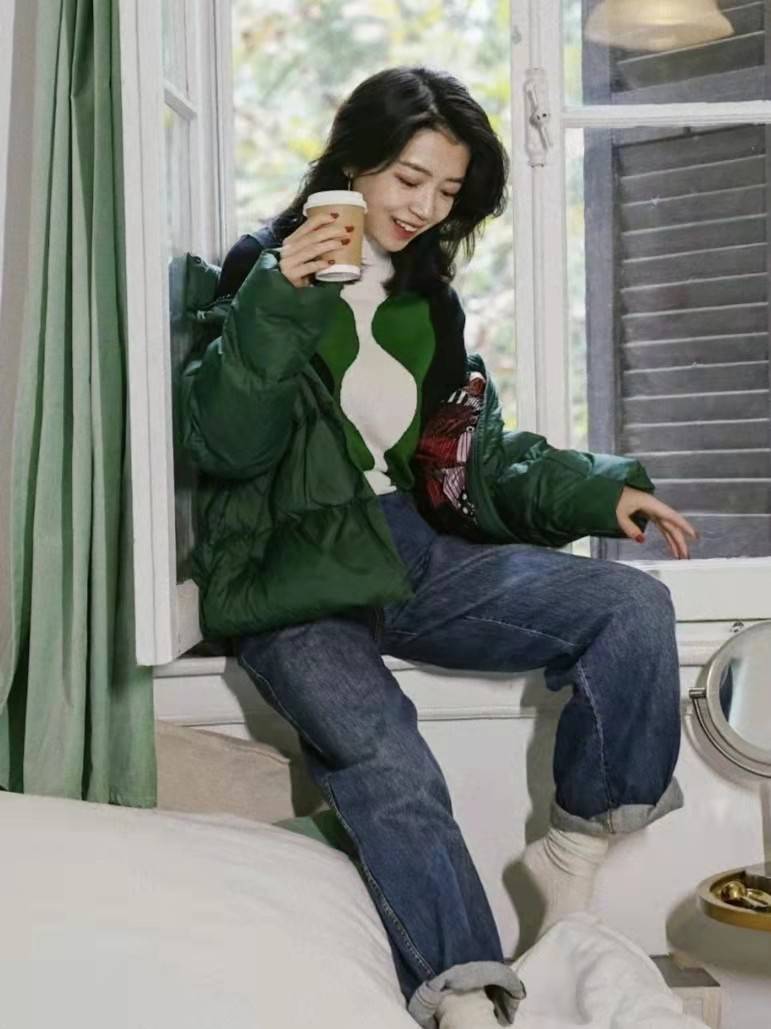 原创冬季穿羽绒服还得看三木保暖与时尚兼备每一套都值得借鉴