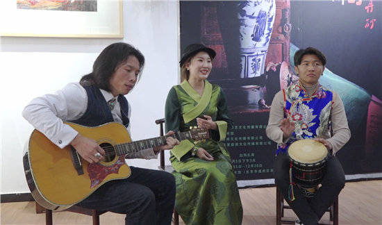 丹砂——"藏文化"主题展览在北京观禾艺术馆开幕_中国_腾模_著名画家