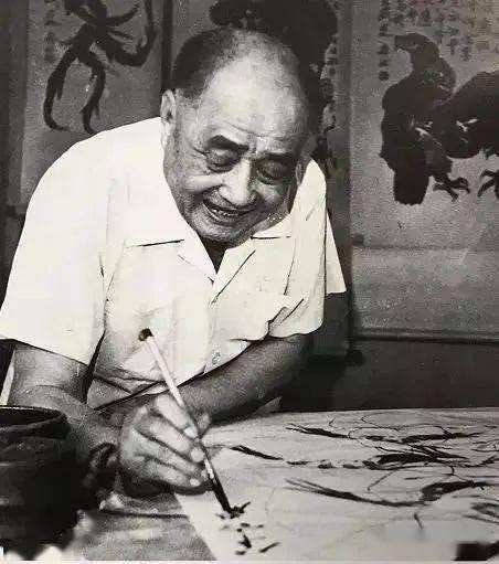 齐白石传人少白汤发周自藏师父齐良芷与齐白石弟子王森然合作书画孤品