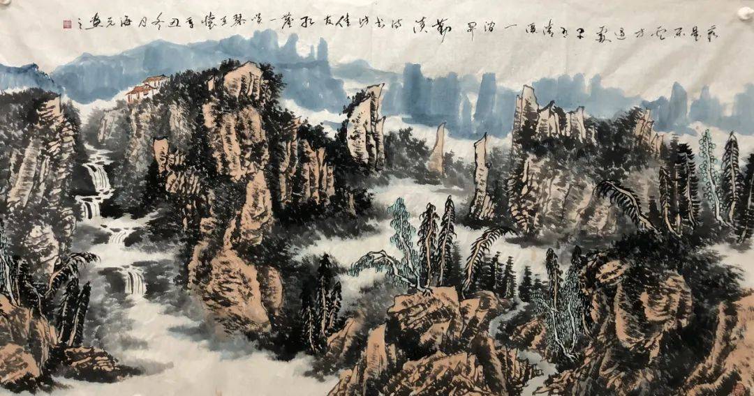 风景|展讯 | 山水风景 诗意境界——青州这场王海元书画展风景独好！