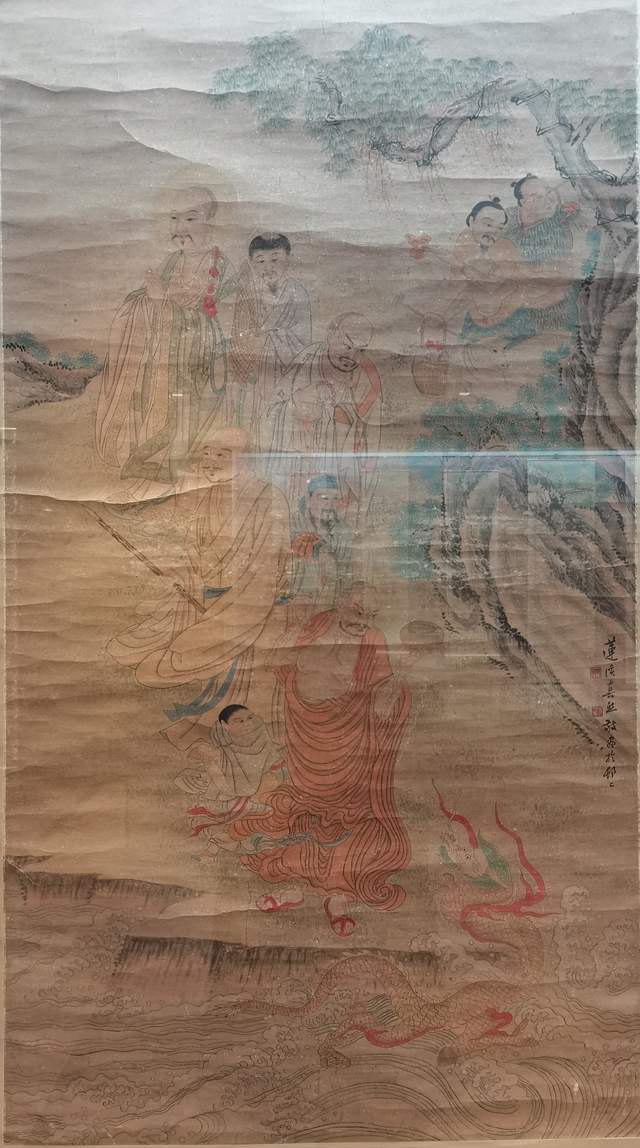 佛教文化艺术馆藏品赏鉴(23:画风自成一派的画僧—释真然_莲溪
