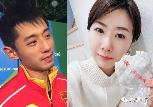 福原爱期间谈到了张继科.张继科曾是2012年伦敦奥运会男子单打冠军.