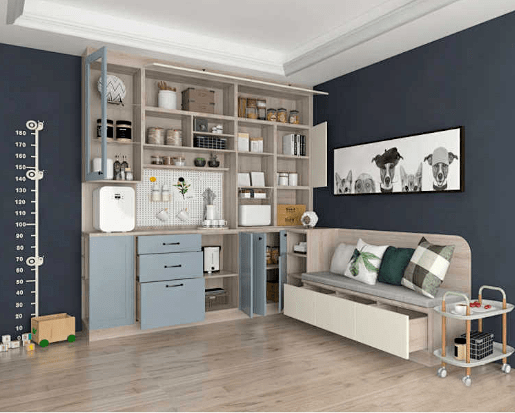 收纳|没装餐边柜,可别怪客厅堆满杂物!