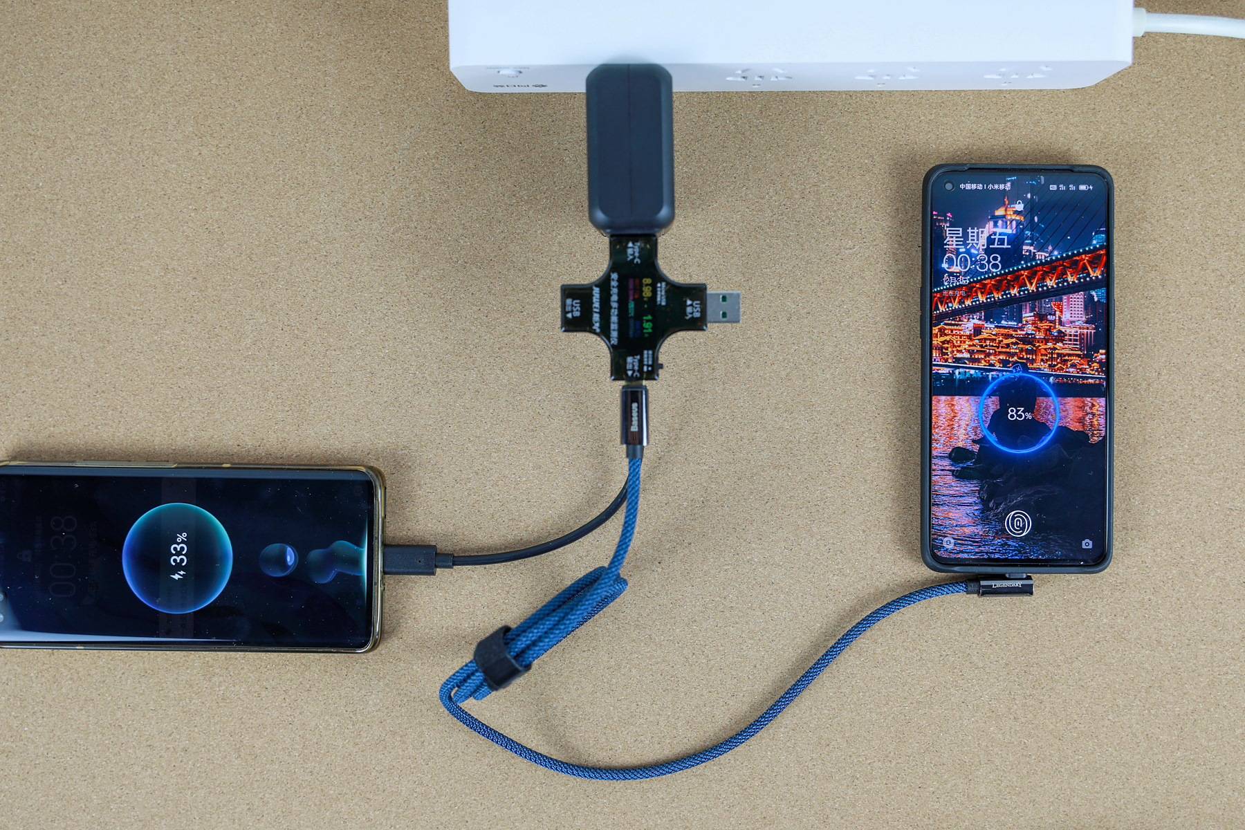 双USB-C智能快充,Aohi Magcube 100W氮化镓快充体验