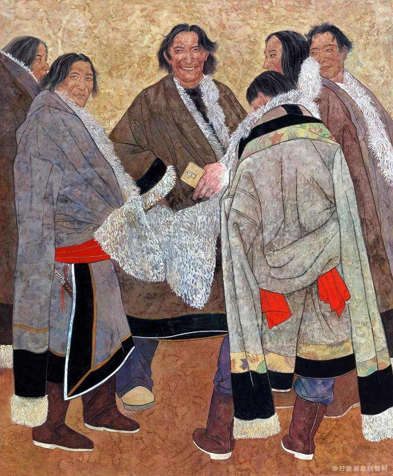 画家的苏童,本是雕塑家的苏童,"转行"绘画由工笔切入,后主攻写意.