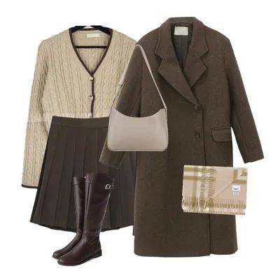 套路 入冬简约舒适穿搭，高级又温柔！