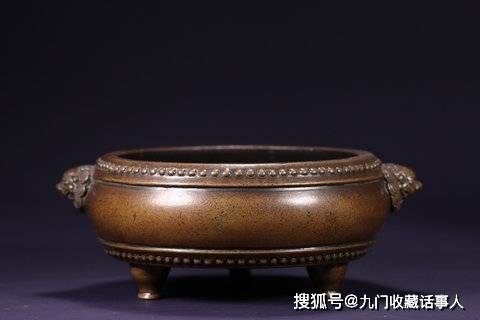 清代“家藏珍宝”鼓式三足香炉_搜狐网