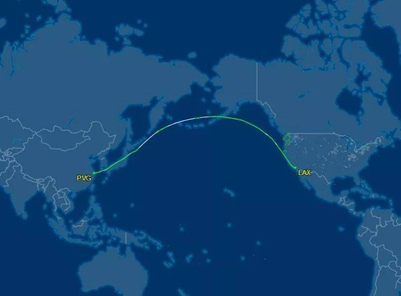 为什么中美航班要绕道夏威夷？两点之间，曲线最短！