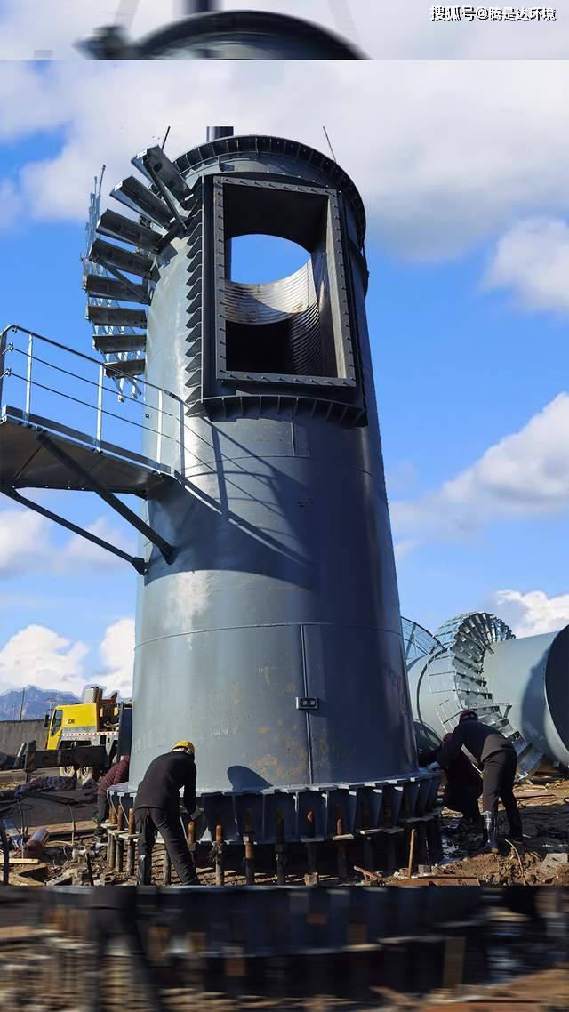 套筒自立式钢烟囱的特点介绍你知道烟囱法兰是什么吗