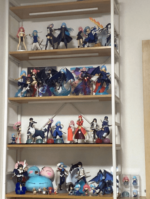 二次元阿宅晒收藏:一柜子史莱姆手办让人抓狂,这米莉姆认真的?