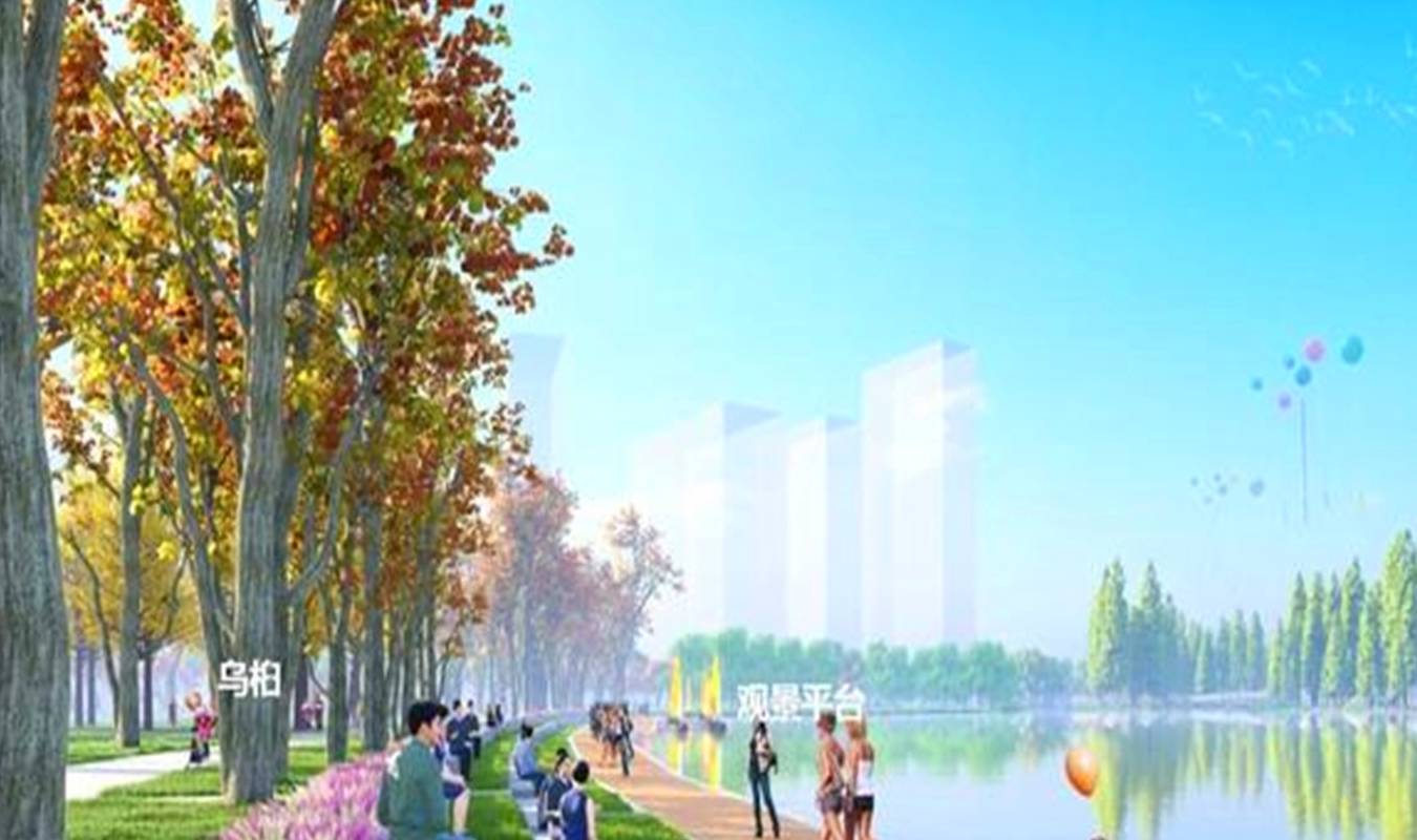 武汉在建的一座公园，分两部分建设，总占地面积约48.7公顷