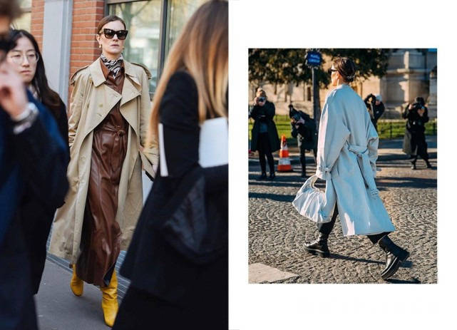 大衣 穿上身比较显慵懒随性的直筒大衣与茧状大衣比较适合文艺知性风