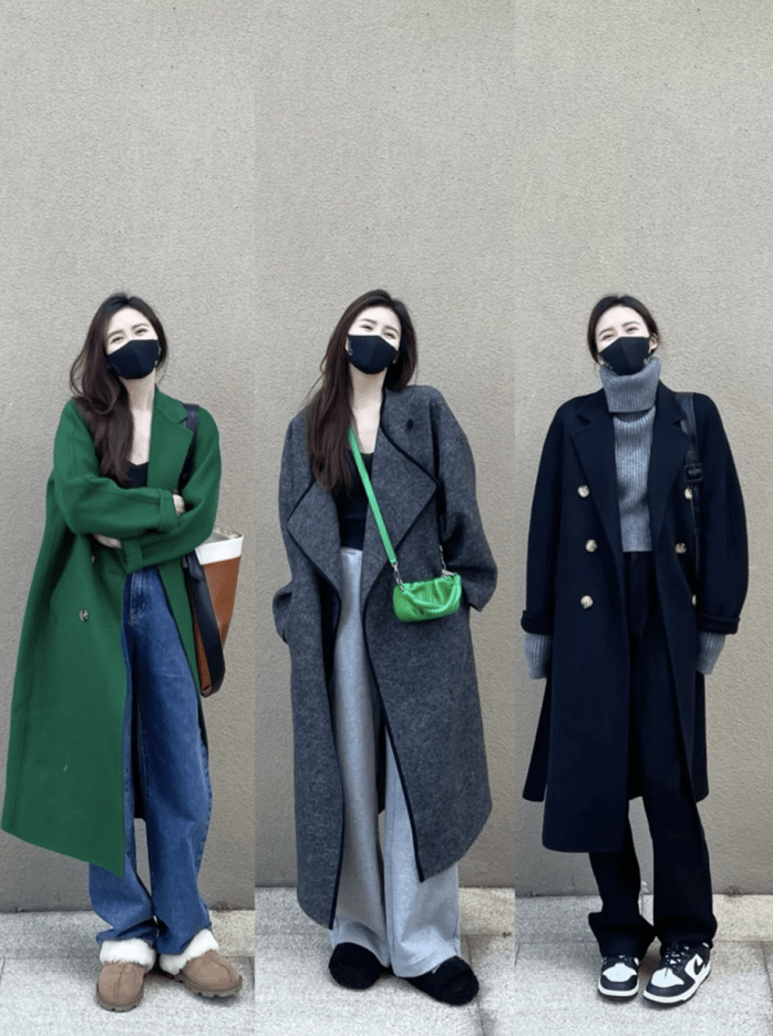 服装 这才是“大衣”的正确穿搭思路,跟素人博主学,轻松美出超模范