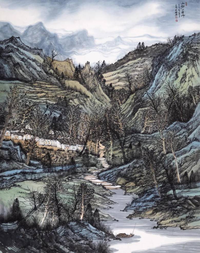 国画名家丨徐家礼的南派山水_中国_当代_广西