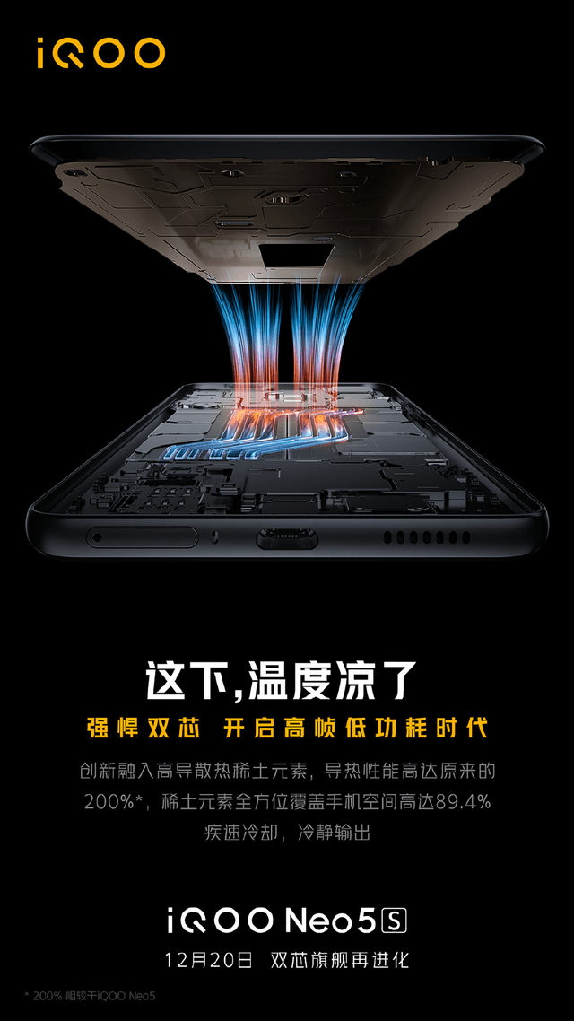 手游|双芯性能旗舰iQOO Neo5S发布在即，薇娅直播间享惊喜豪礼