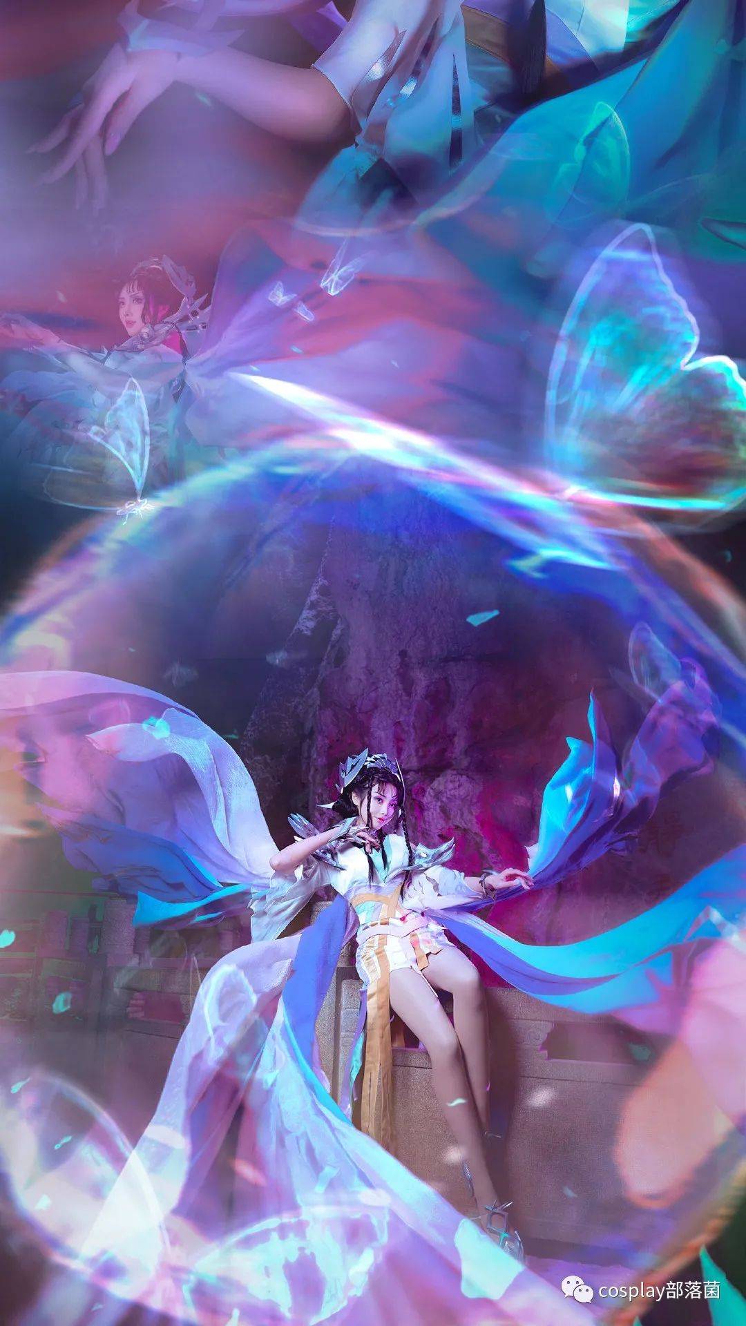 cos王者荣耀芈月白晶晶cos正片走路摇