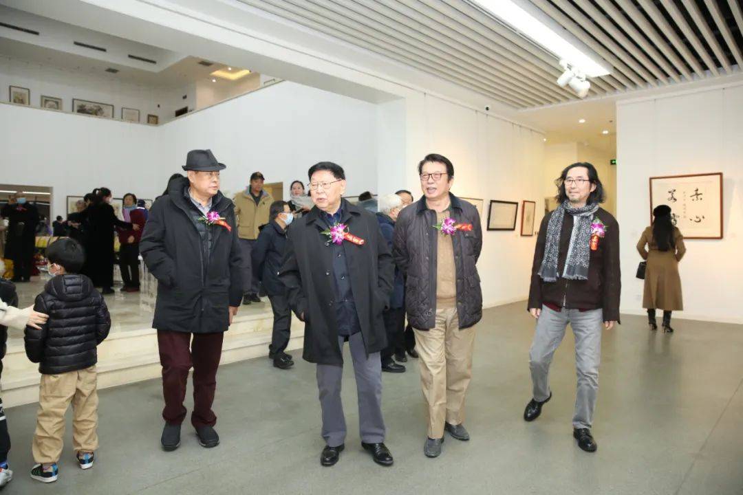 现场禅心墨韵杨泽林书法展在m3美术馆开幕