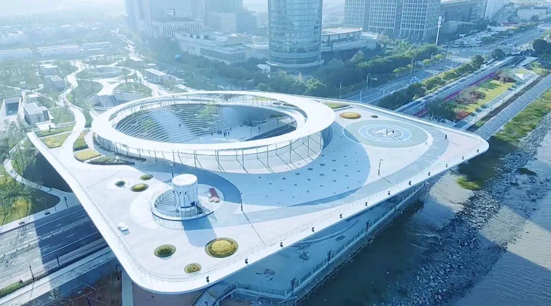 柔与刚的城市景观表达华建集团原创设计温州城市阳台cbd核心区域新