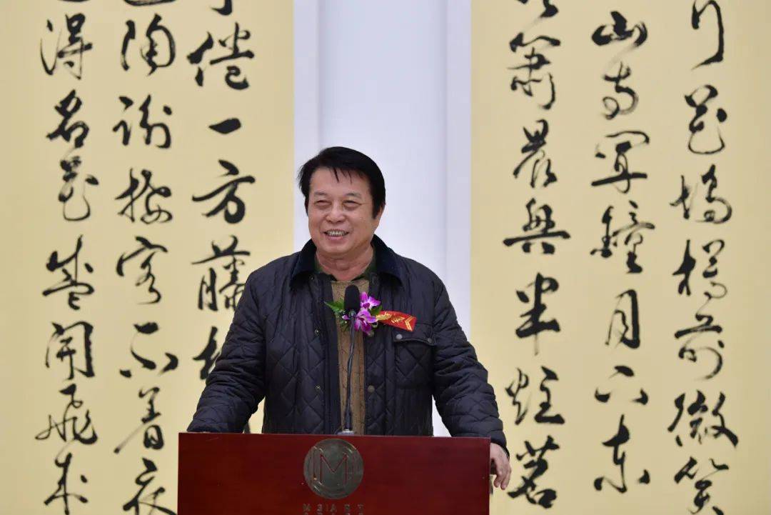 现场禅心墨韵杨泽林书法展在m3美术馆开幕