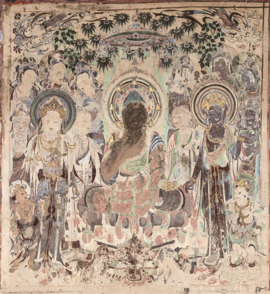 敦煌57窟南壁弥勒说法图