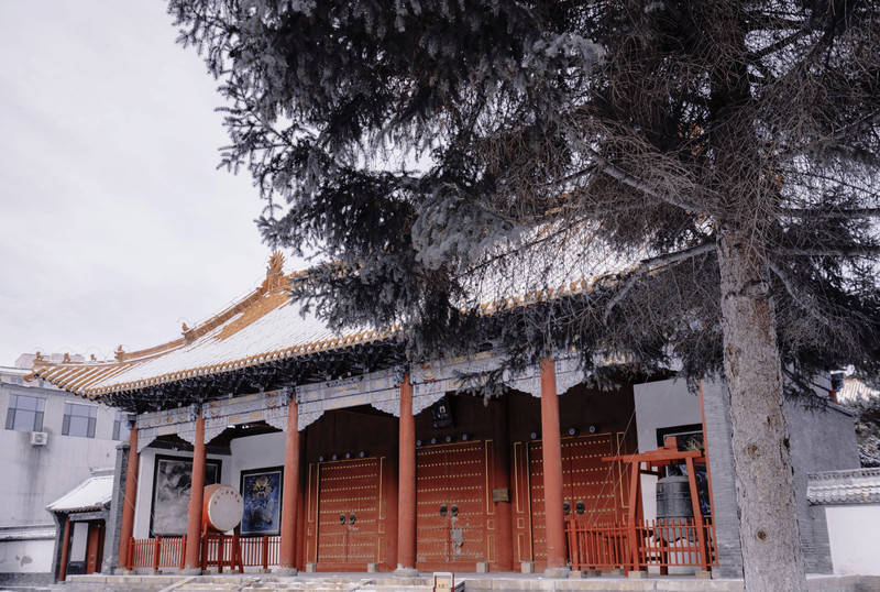 吉林市有座文庙博物馆，雪花一落，就美成了故宫！