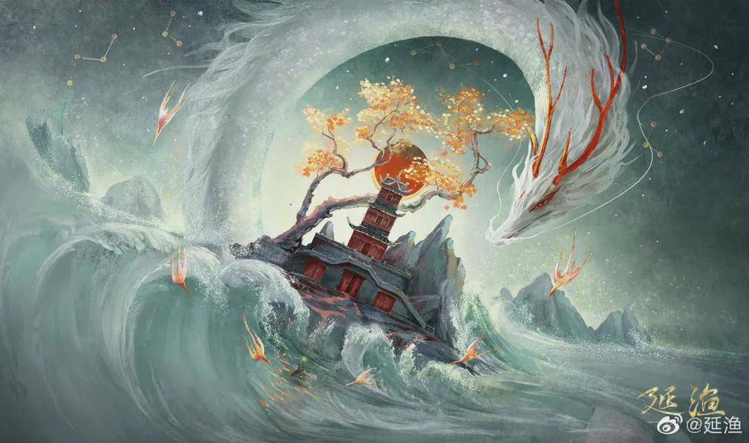 玄幻插画万物有灵