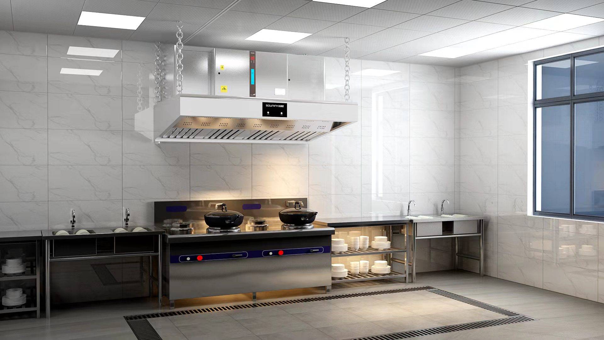 多场景油烟净化一体机有三个显著特点,你知道吗?_厨房_设备_风机