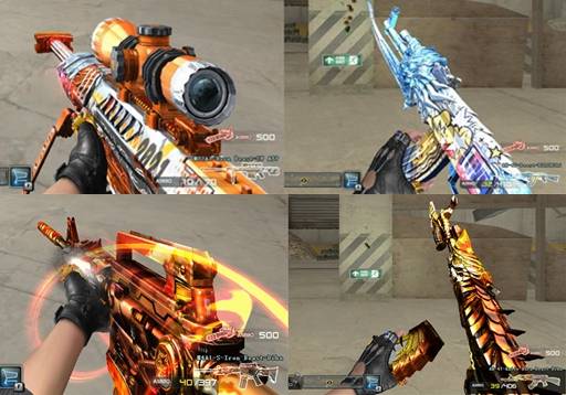 【cf】四款新英雄级皮肤武器一齐亮相,又是一个良心版本啊_雷神_枪身