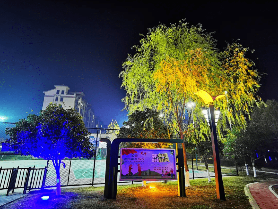 流光溢彩泌阳惊艳夜景圈粉无数