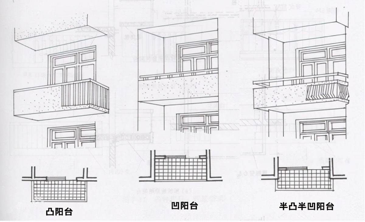 楼板房阳台结构图图片