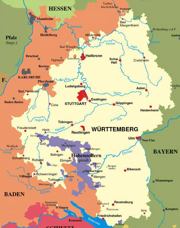符腾堡王国：德意志帝国境内最民主的邦国