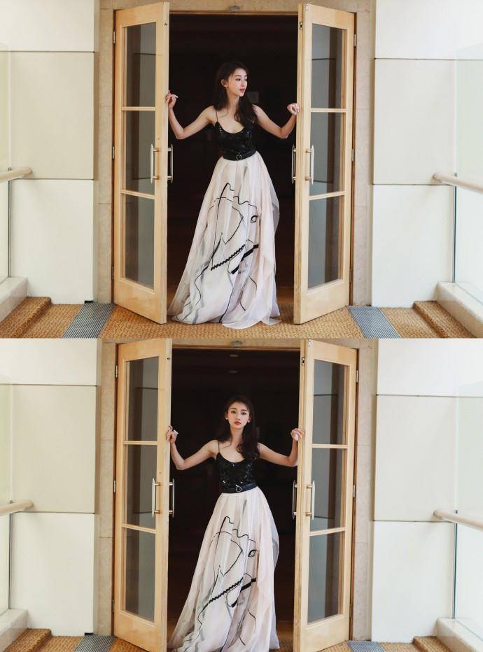 连换 吴谨言这次又美翻了，连换两套仙女裙清新灵动，28岁重新美回18岁