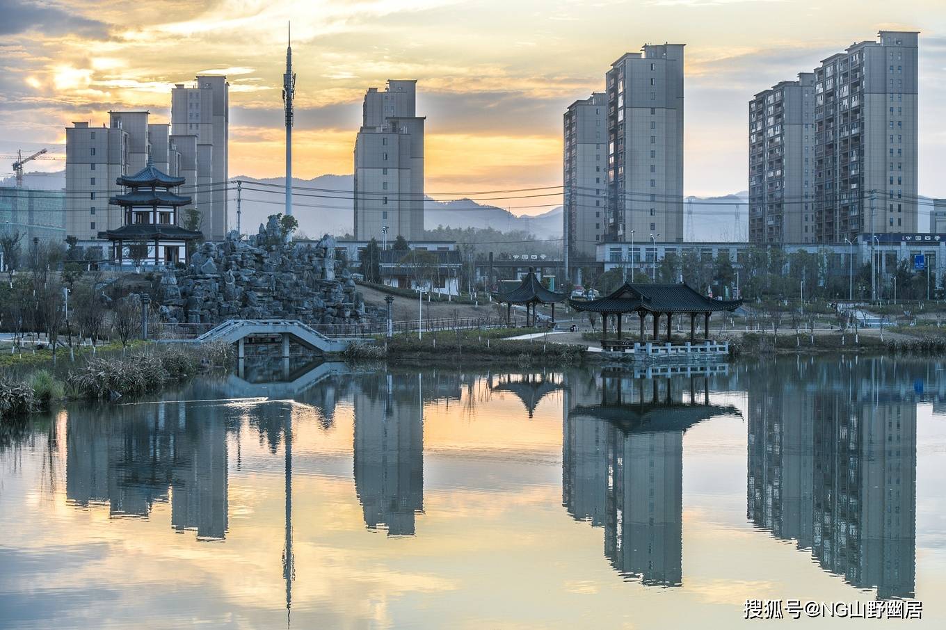 宁国|宁国首个市内湖泊：被多条干道所包围，风光却美得像画！