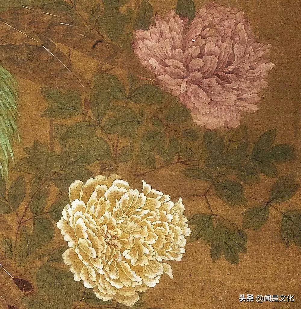 孔雀图轴宋古画佳作