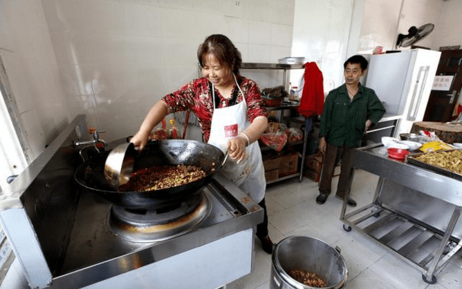 老总看食堂_食堂饭菜图片(3)