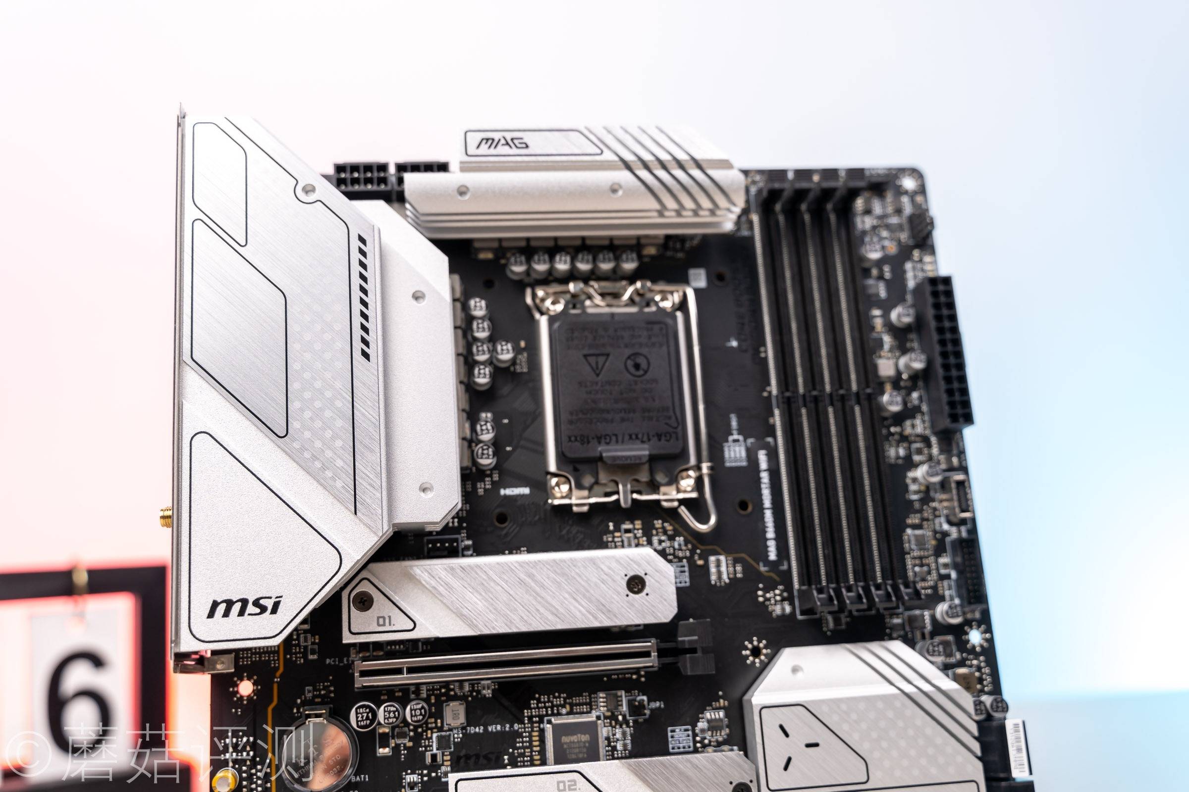 原创细节优化优势加强微星b660m迫击炮wifid5主板拆解图析