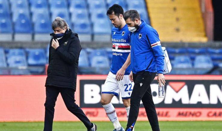 日媒 吉田麻也因伤退场12强赛能否出战国足成疑 桑普多利亚 比赛 下半场