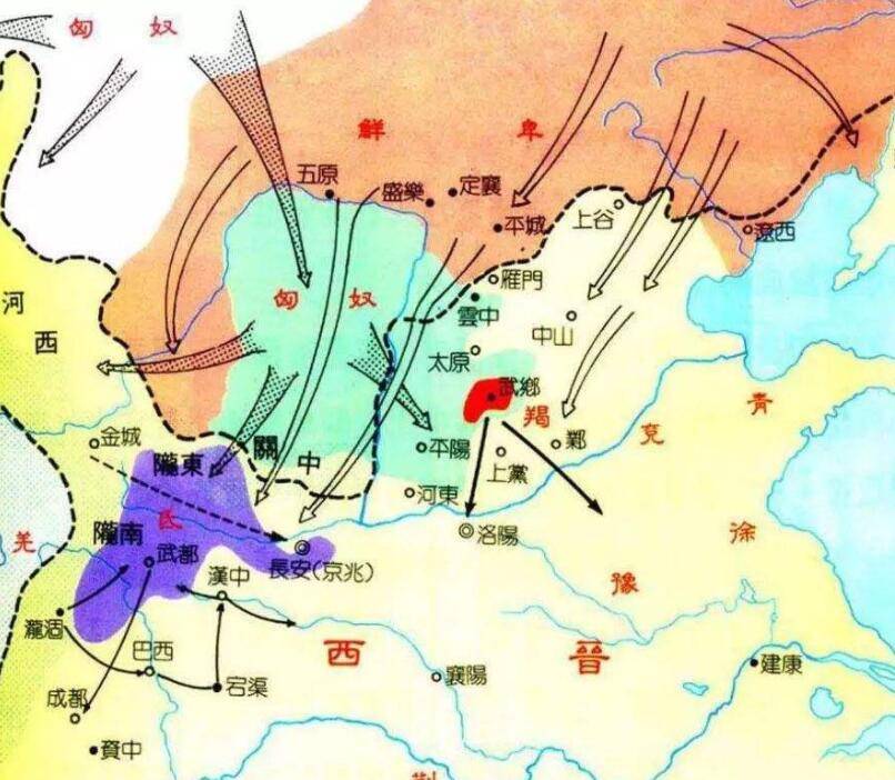 拓跋氏的拓跋鲜卑、代国、北魏、东魏、西魏之间有什么区别?_统治_政权_控制