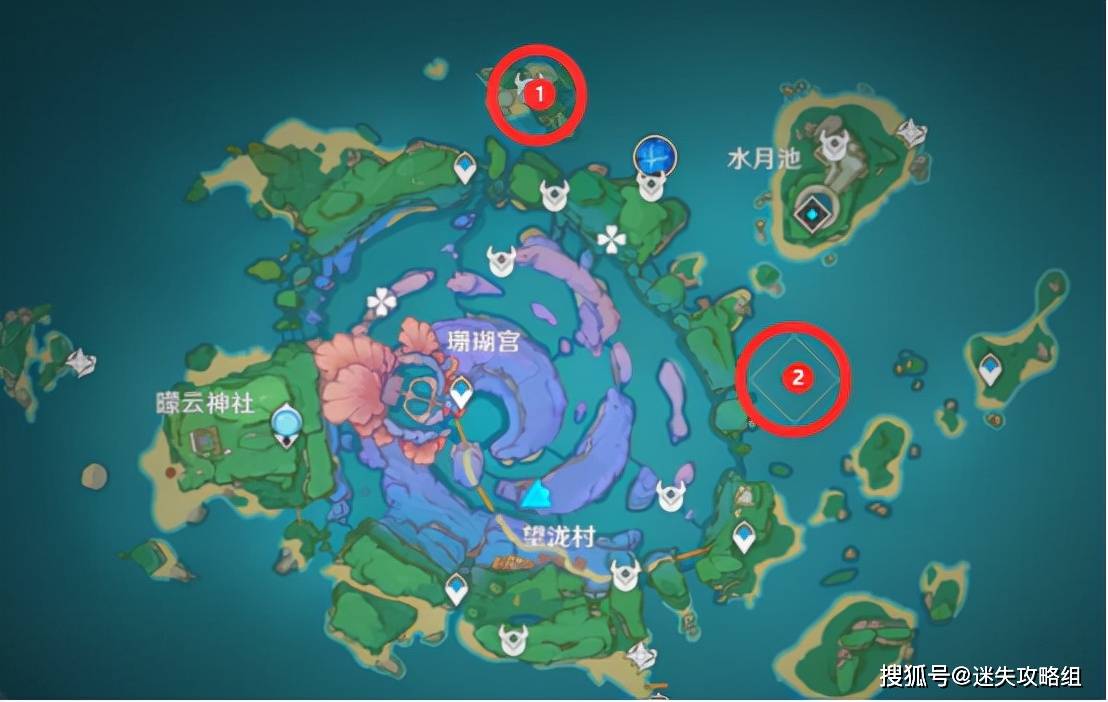 原神2 4版本攻略渊下宫任务主线三个碎片在哪 位置 地图 符号