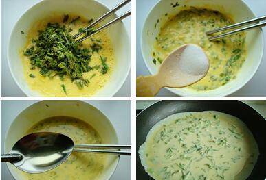 营养素|天然养生早餐香椿鸡蛋饼